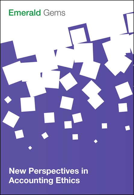 Book cover image for New Perspectives in Accounting Ethics ISBN: 9781785608674